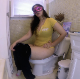 Here is a rare sight for sore eyes! Rachelle finally takes a shit naturally while sitting on a toilet. She wipes her ass and shows us the product. There really is indoor plumbing at her place. 720P HD. 169MB, MP4 file. About 10.5 minutes.